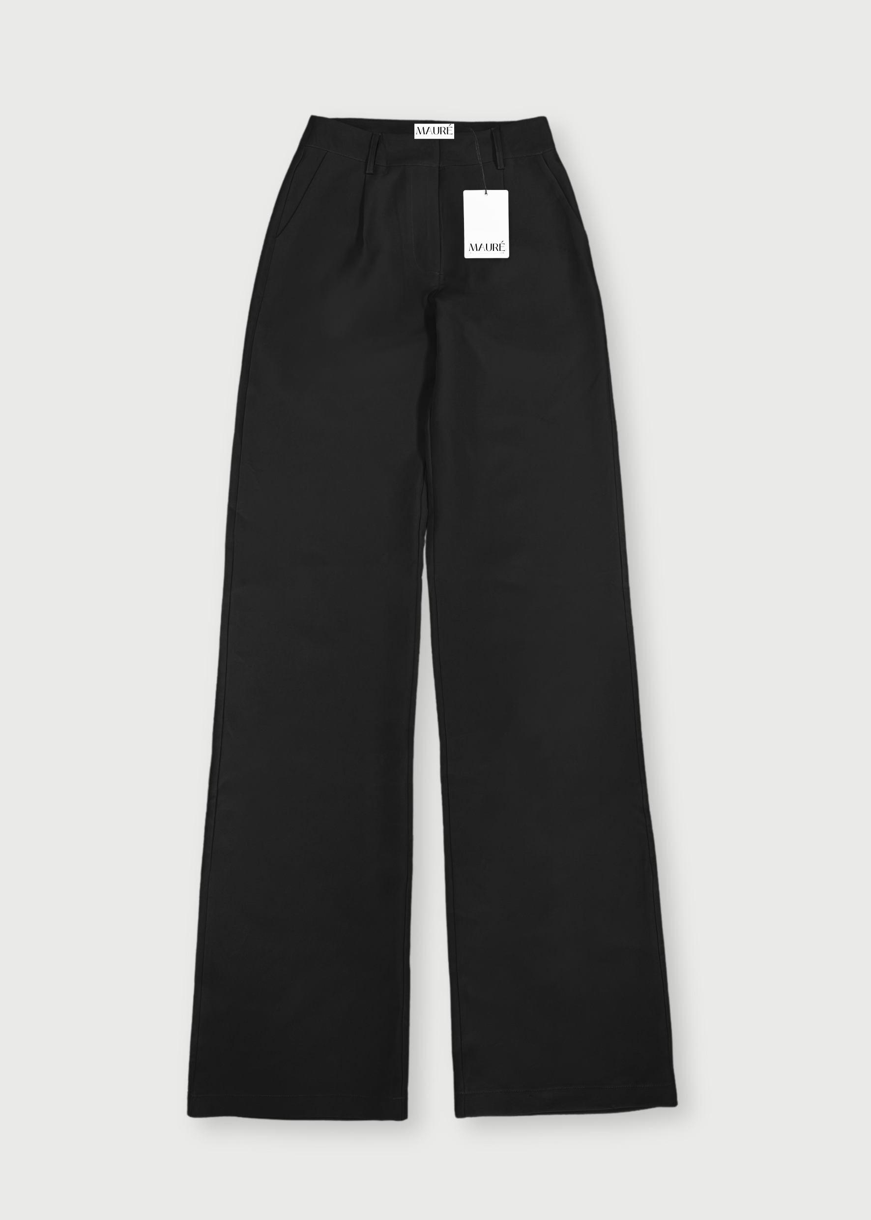 Wide leg pants casual black (TALL)