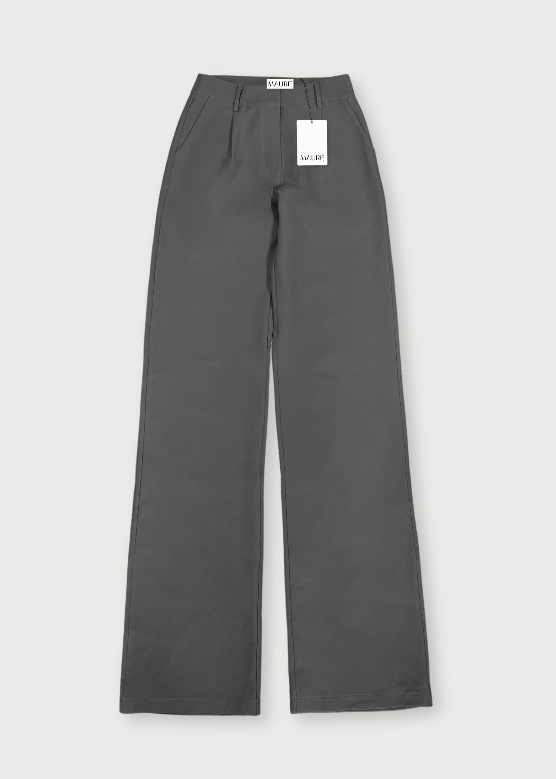 Wide leg pants casual light grey (TALL)