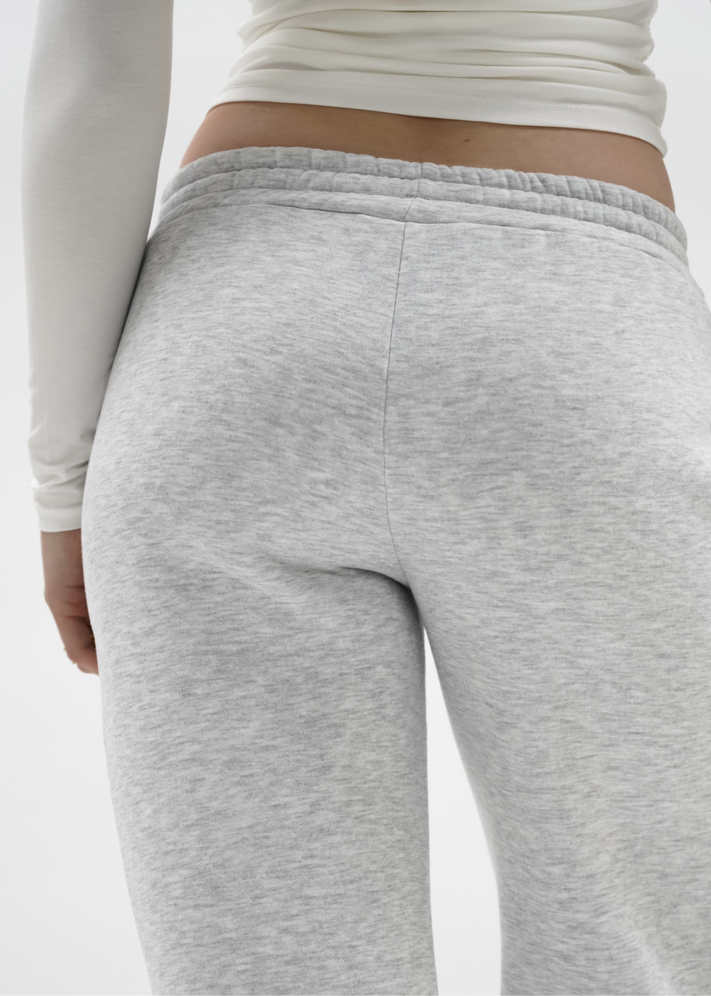 Pantalon jogger taille basse/moyenne gris (TALL)