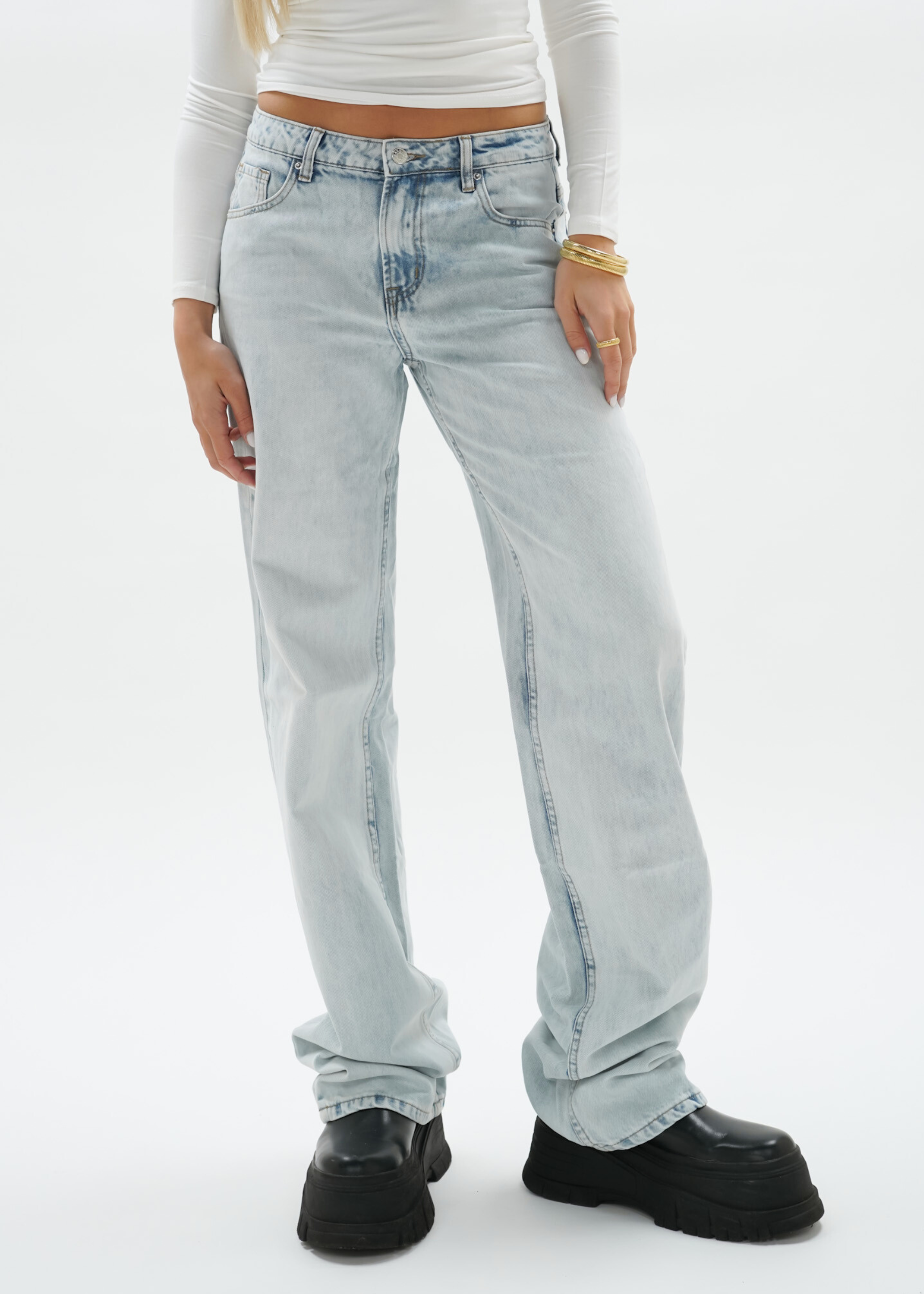 Low waist jeans light washed blue (TALL)