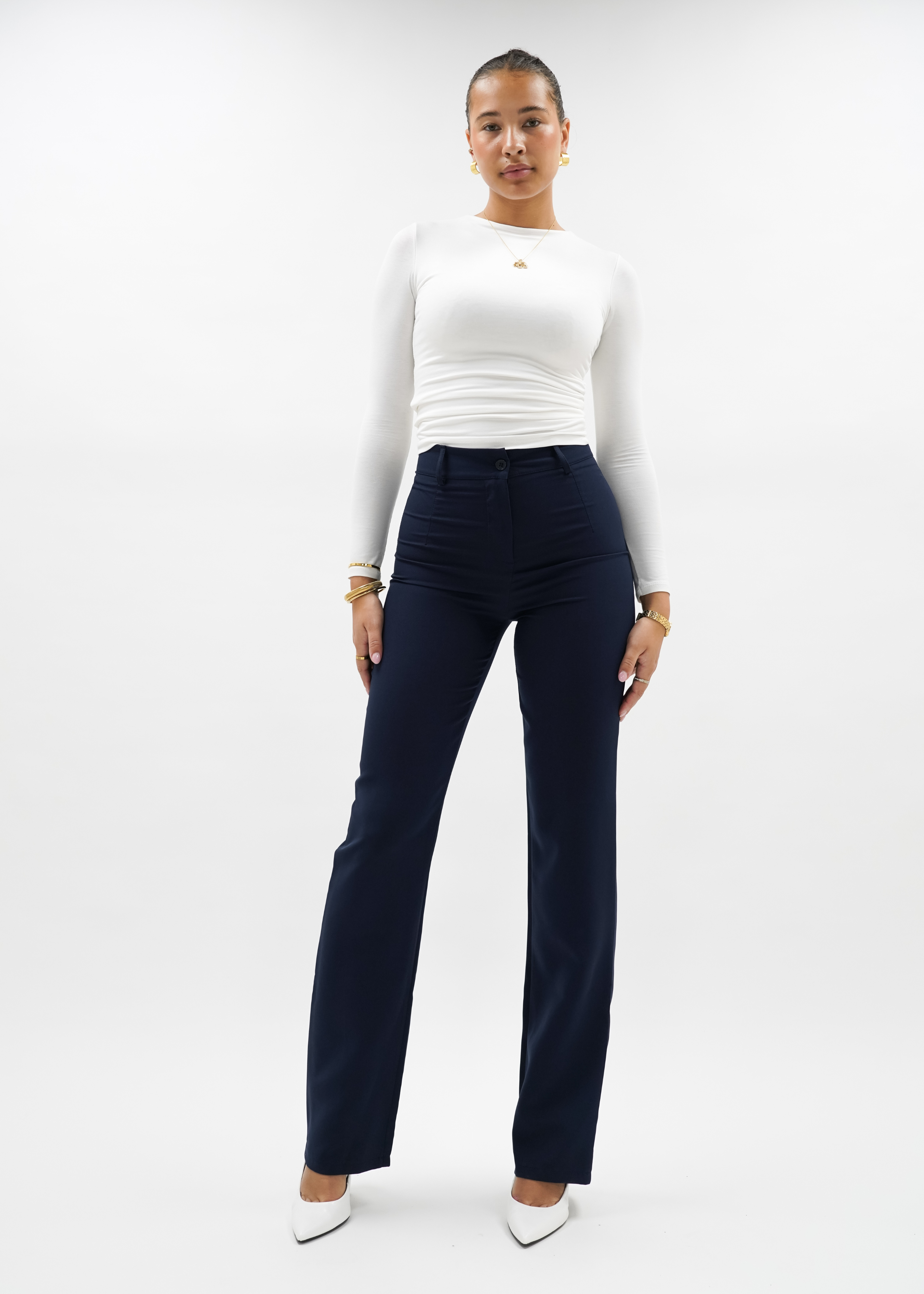 Straight leg pants classic night blue (TALL)