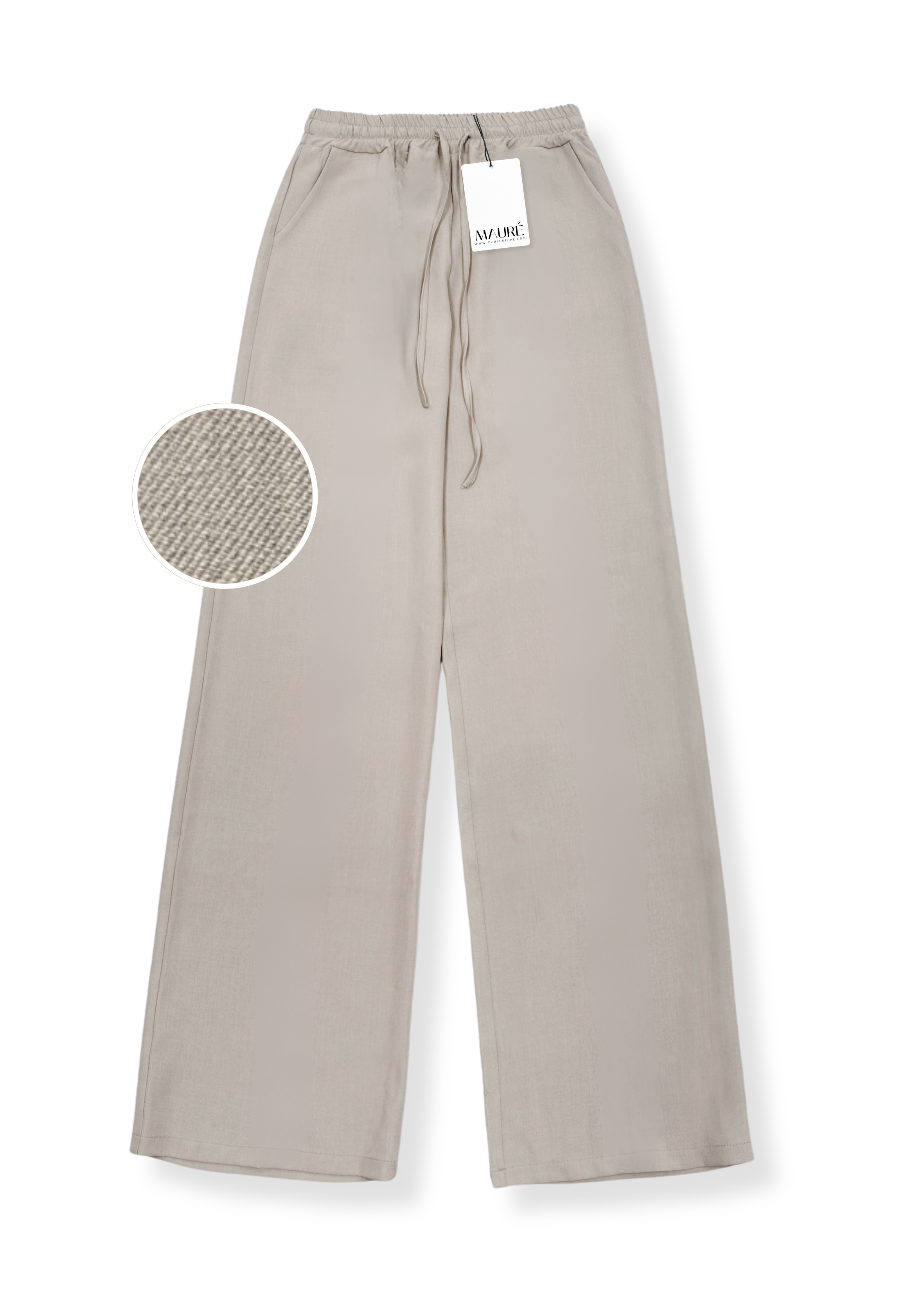 Flowy pants classic (TALL) taupe